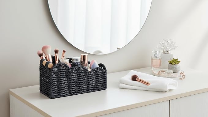 CubesLand Bedside Table Desk Organizer Caddy, Remote Pen&Pencil Holder Cup - Image 4