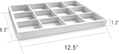Frebeauty Stackable Velvet Jewelry Organizer Trays - Image 2