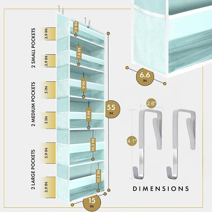 HOMELUX THEORY Over The Door Organizer Hanging - Image 2