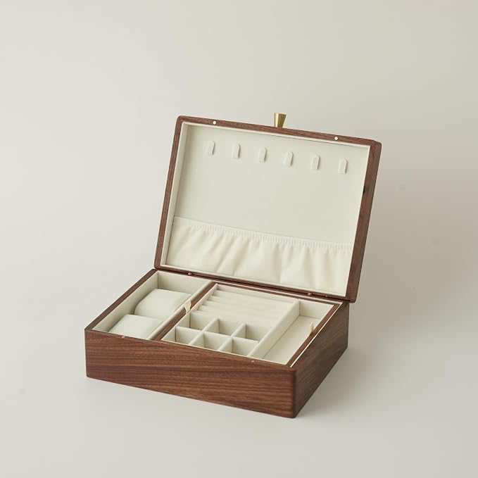Black Walnut Wood Jewelry Box - Image 4