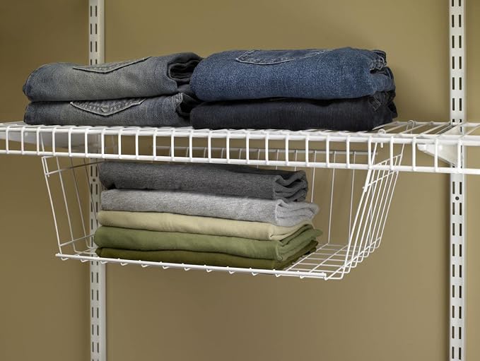 ClosetMaid Wire Hanging Shelf Basket - Image 6