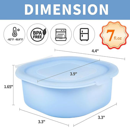 Silicone Cheese Container for Refrigerator, Snack Food Storage Container Box - Image 2