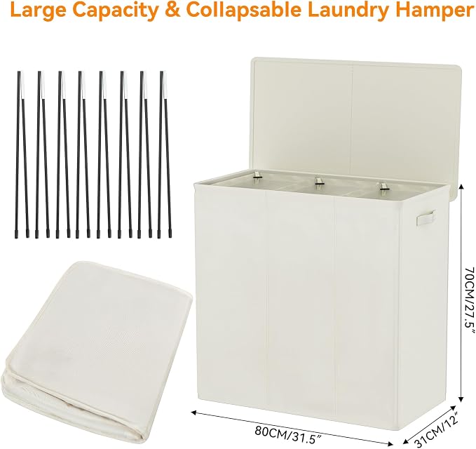 WOWLIVE 180L Laundry Hamper - Image 5