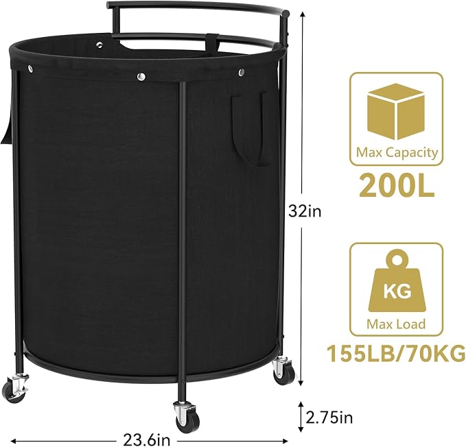 Chrislley 200L Laundry Basket - Image 6