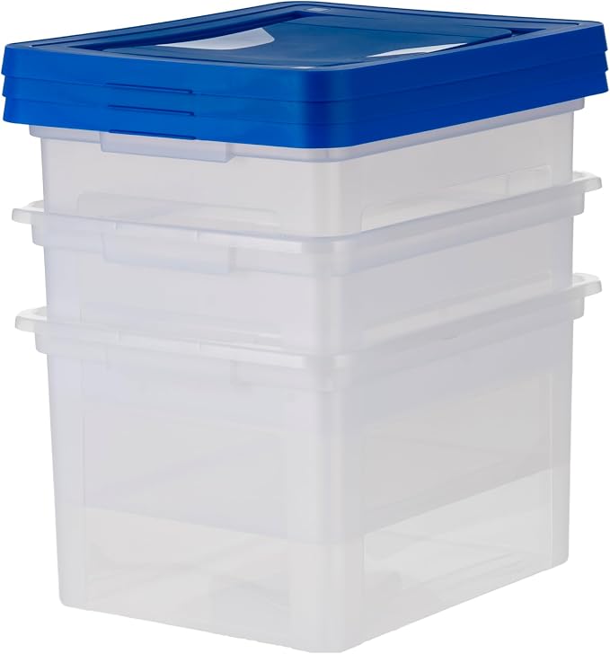 IRIS USA 3-Pack 35 Qt. Letter/Legal File Box - Image 6