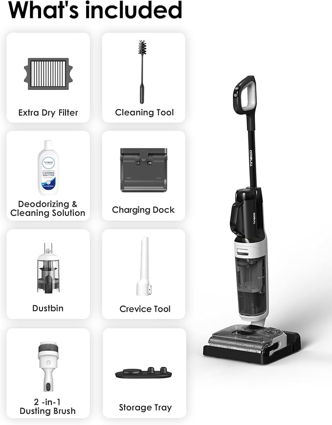 Tineco Wet Dry Vacuum Cleaners, Floor One Switch i5 Stretch Breeze 2-in-1 - Image 9