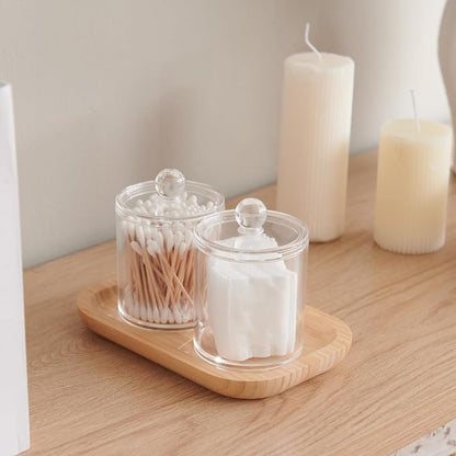 Bamboo Vanity Tray, Bathroom Counter Tray, Toilet Paper Basket Storage - Image 4