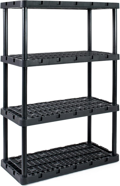 Gracious Living 4 Shelf Unit, Heavy-Duty Shelving Storage Rack by GraciousLiving