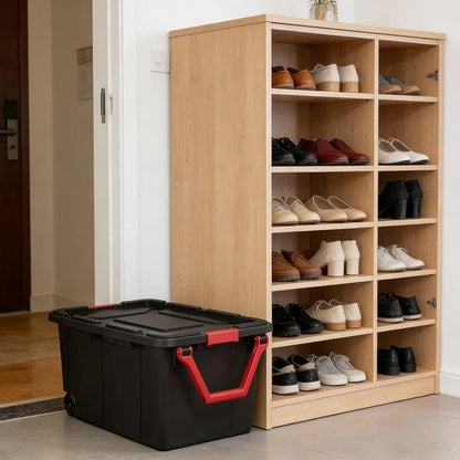 40-gallon wheeled plastic storage boxes - Image 6