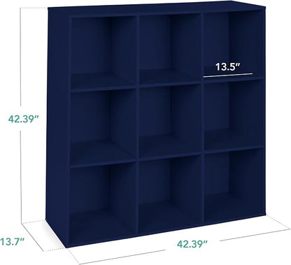 Best Choice Products Kids Bookcase 9-Cube Storage Organizer, 13.5in Shelf - Image 2