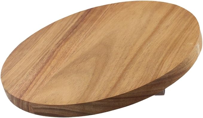 Wood Serving Tray with Compartments - Image 5