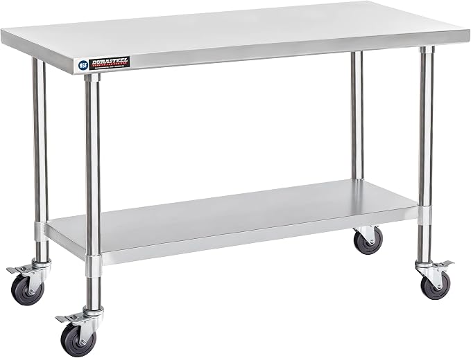 DuraSteel 30x60 NSF Stainless Steel Cart by DuraSteel