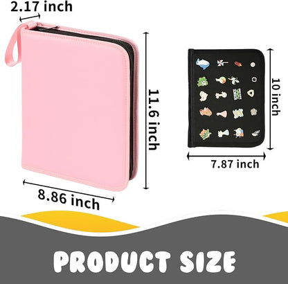 Enamel Pin Display Book, 6-Page Pin Trading Book, Portable Pin Bag and Pin Board - Image 6