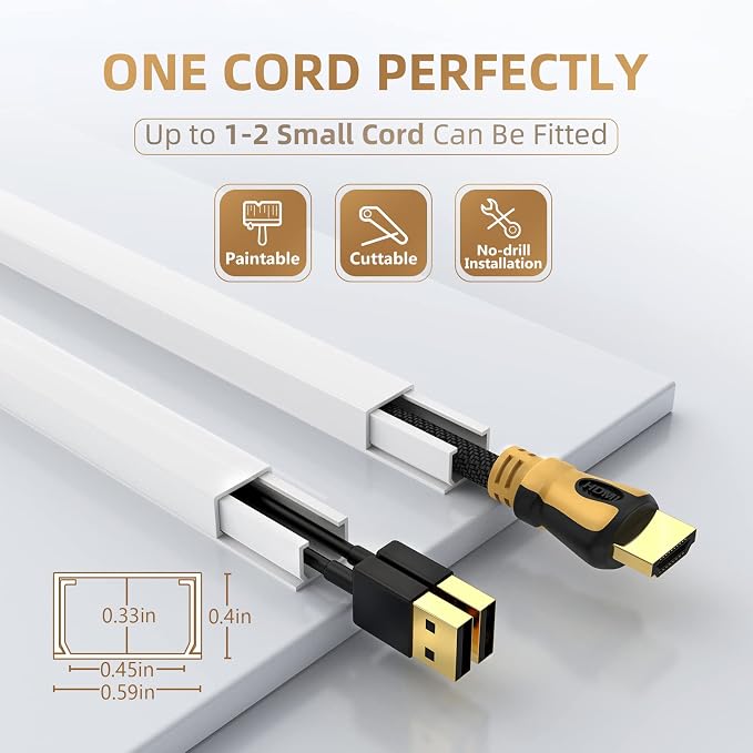 Delamu Cord Hider, 315in Cord Covers - Image 3