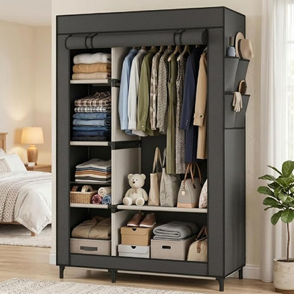Calmootey Portable Closet Organizer, Space-Saving Storage System - Image 4