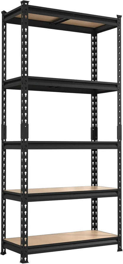 Big RED Storage Shelving Unit, 5-Tier Adjustable Storage Shelves, Heavy Duty by BIGRED
