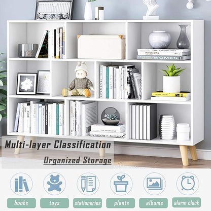 IOTXY Wooden Open Shelf Bookcase - Image 6