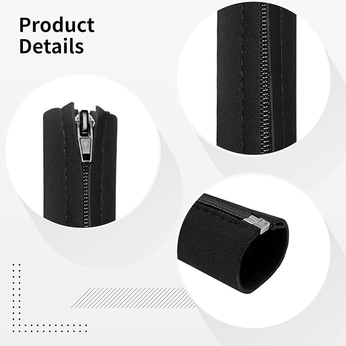 4 PCS Zipper Cable Organizer Sleeves, Cable Management Sleeve - Image 3