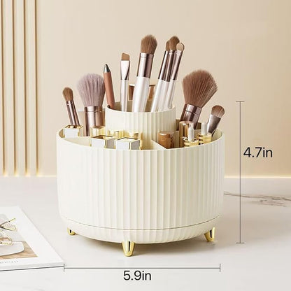 360 Degree Rotating Desktop Organizer, Makeup Brushes, Desktop Stationery - Image 3