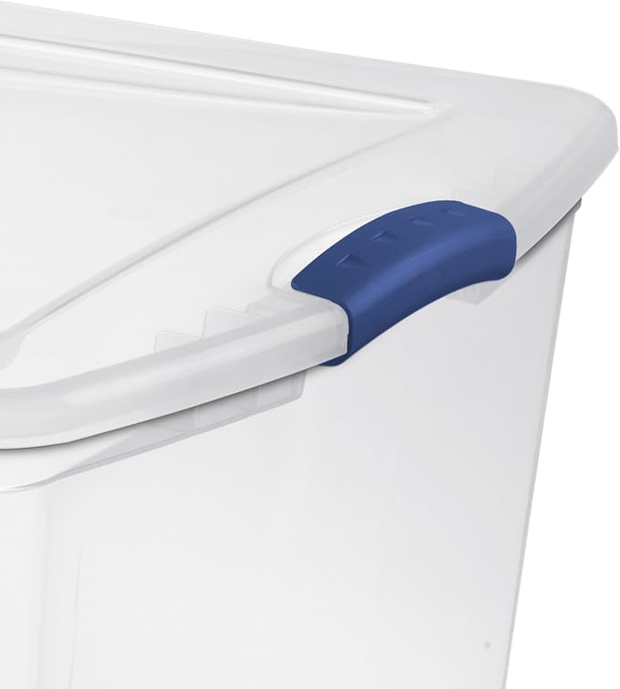 2-Pack 105 Quart Heavy Duty Plastic Storage Bins, Stackable Containers - Image 8