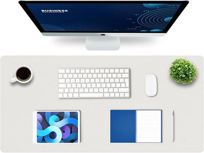 K KNODEL Large Office Leather Desk Mat, Mouse and Keyboard Pad, Computer and by K+KNODEL