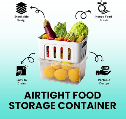 5-Pack Fruit Containers for Fridge Keep Fresh – Airtight Food Containers - Image 4