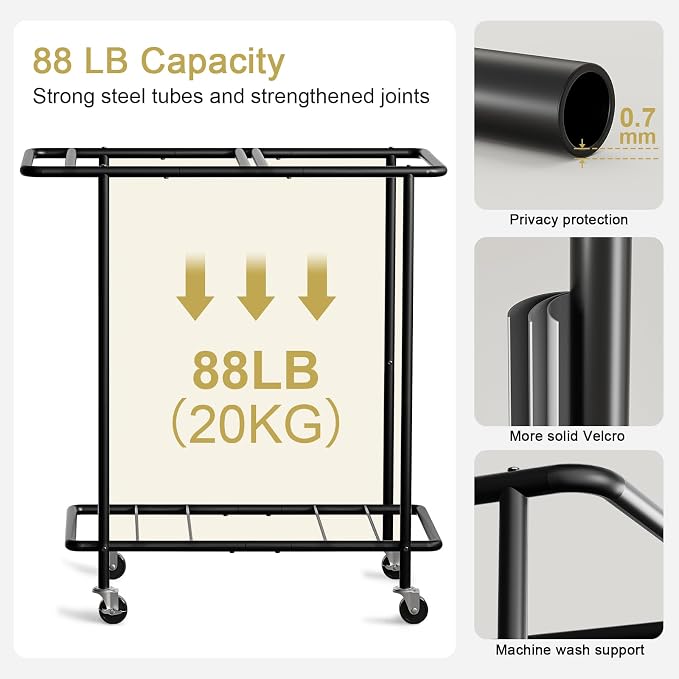 Chrislley Double Laundry Hamper - Image 7