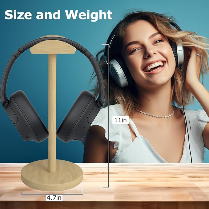 Universal Headphone for Desk Hanger Holder Organizer Keeper Racks Storage Mount - Image 3