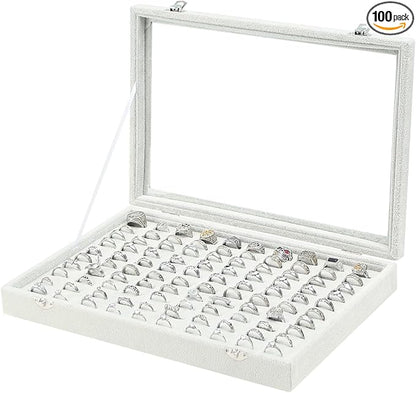 Coward Ring Organizer Jewelry Tray Box by FocusOnJewelryDisplay15yrs
