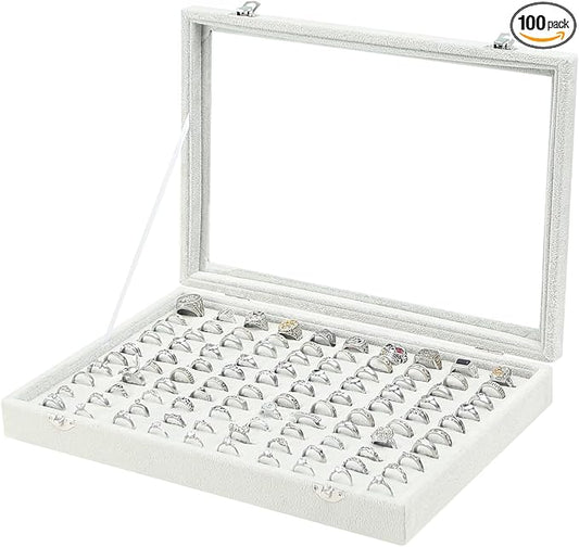 Coward Ring Organizer Jewelry Tray Box by FocusOnJewelryDisplay15yrs