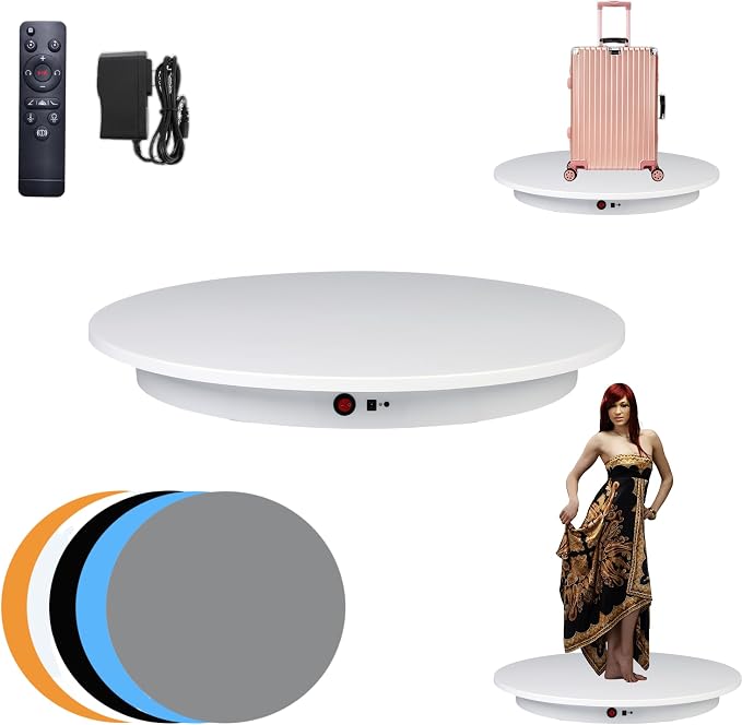 JAYEGT Motorized Rotating Display Stand, 350Lbs Load，360 Degree Electric by JAYEGT