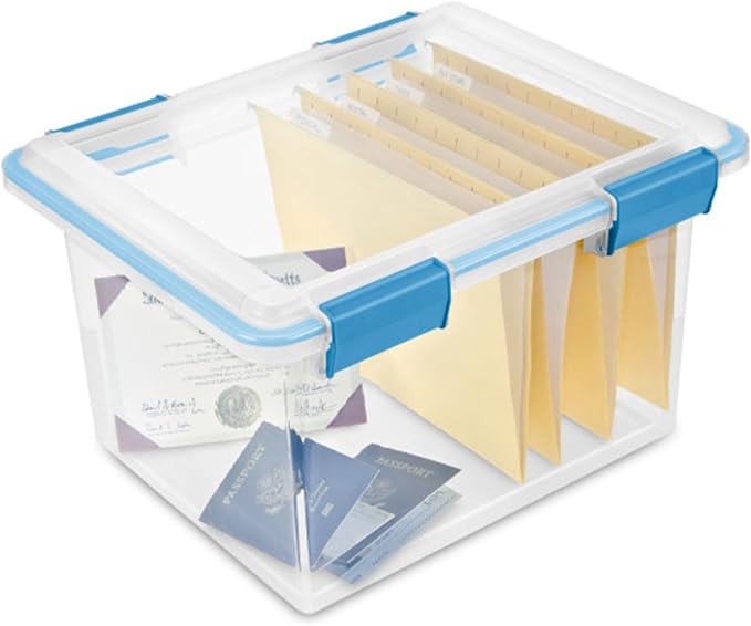 Sterilite 8-Pack Gasket Box, Weather-Resistant Storage Bins - Image 9