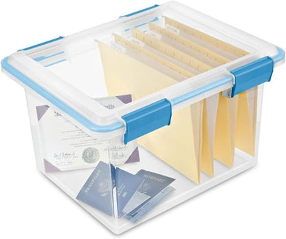 Sterilite 8-Pack Gasket Box, Weather-Resistant Storage Bins - Image 9