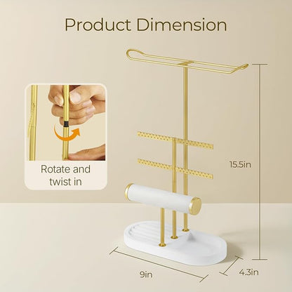 3 Tiers Jewelry Organizer, Earring Holder Organizer - Image 4