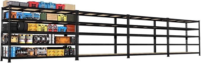 PrimeZone 60" W X 24" D X 72" H Heavy Duty Garage Storage Shelves by PrimeZone