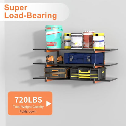 Lumber Rack Wall Mount, Lumber Storage Rack, Heavy Duty Wood Storage Racks - Image 4