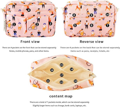 E-WEICHEN Multiple Pockets Portfolio Organizer - Image 4