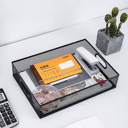 Desk Drawer Organizer, A4 Large Metal Mesh Desk Organizer Tray, Versatile - Image 6