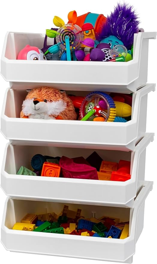 Plastic Containers for Organizing and Storage Bins for Closet, Garage or Pantry by Akro-Mils