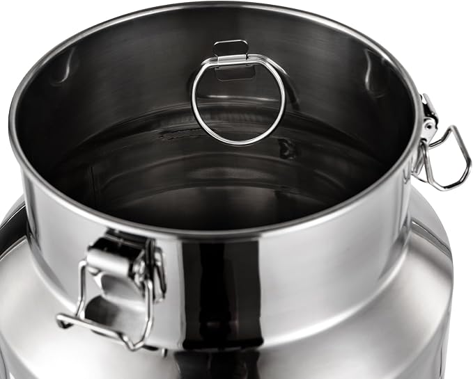 Milk Can Barrel Stainless Steel Beverage Drink Dispenser Large Capacity Storage - Image 8