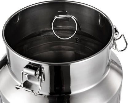 Milk Can Barrel Stainless Steel Beverage Drink Dispenser Large Capacity Storage - Image 8