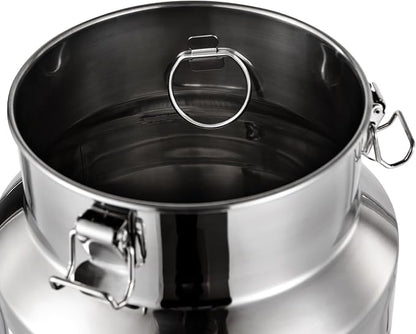 Milk Can Barrel Stainless Steel Beverage Drink Dispenser Large Capacity Storage - Image 7