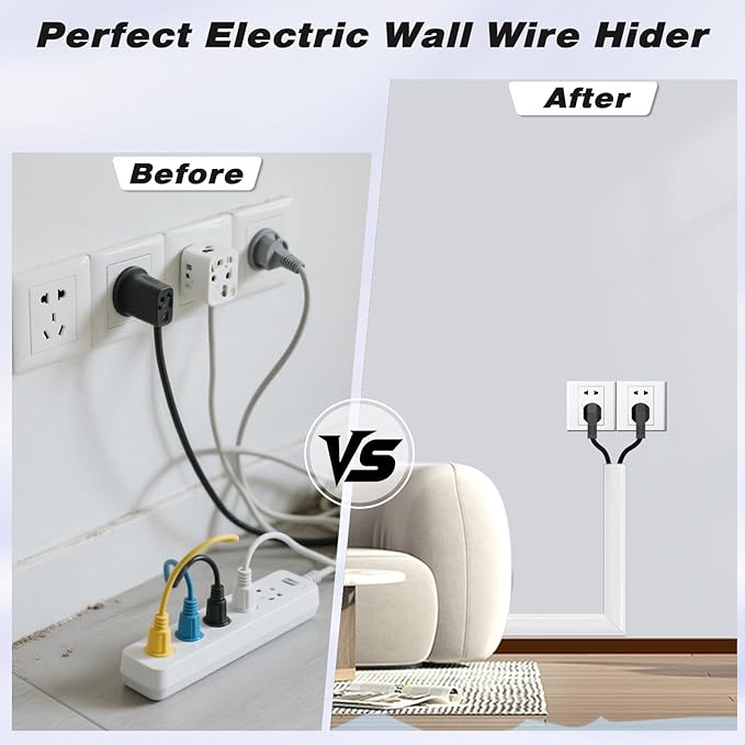 39" Silicone Cord Hider for Wall Mount TV, Large Self-Adhesive Cable Hider for - Image 5