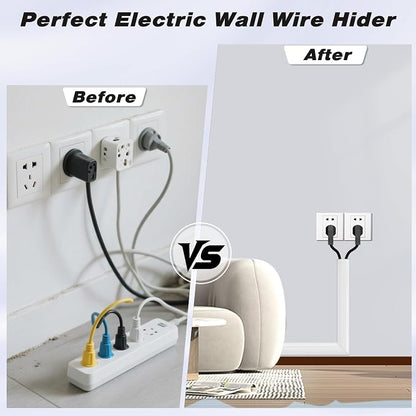 118" Silicone Cord Hider for Wall Mount TV, Large Self-Adhesive Cable Hider for - Image 5