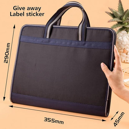 Canvas Expanding Files Organizer, Waterproof Accordion File Organizer - Image 3