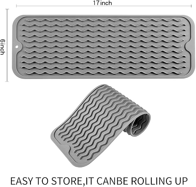 Silicone Dish Drying Mat for Multiple Usage, Easy clean, Eco-friendly, - Image 2