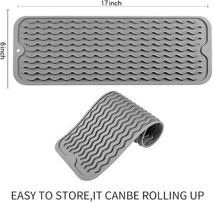 Silicone Dish Drying Mat for Multiple Usage, Easy clean, Eco-friendly, - Image 2
