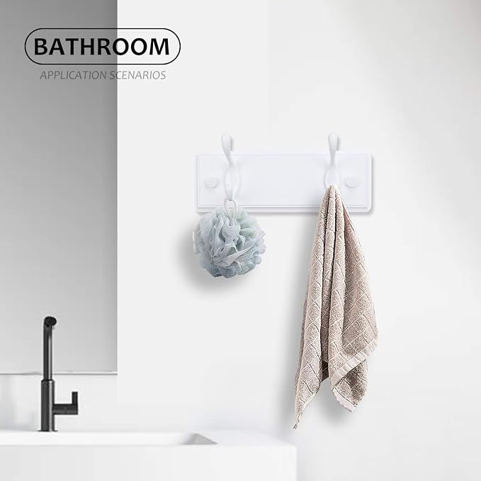 Wooden Coat Rack, Wall-Mounted Organizer - Image 8