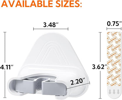 hookay 10lbs Broom and Mop Grippers, Damage-Free Hanging Wall Mount Broom Holder - Image 3