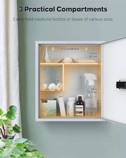 Uniclife Wall Mount Medicine Cabinet - Image 4